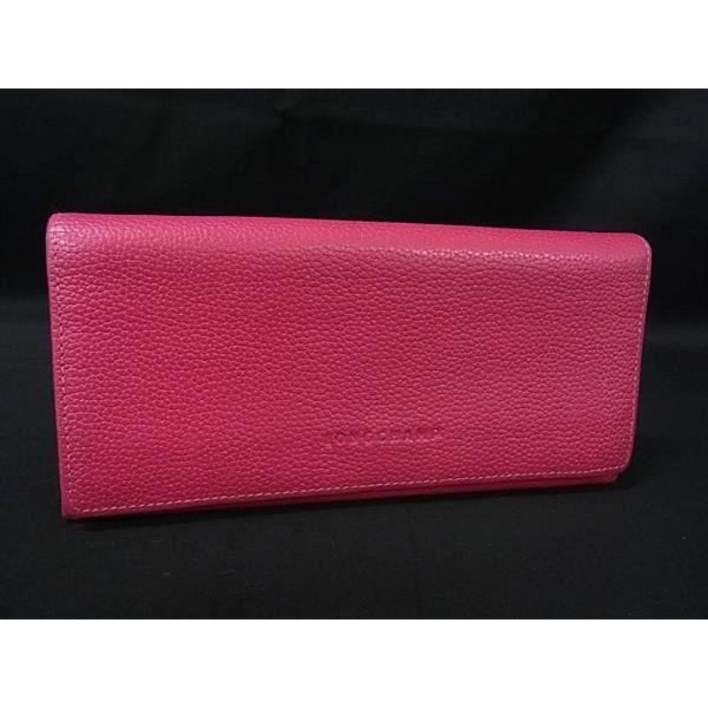 Longchamp Leather Bifold Long Wallet
